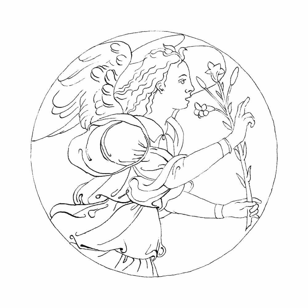 The Angel of the Annunciation – Card